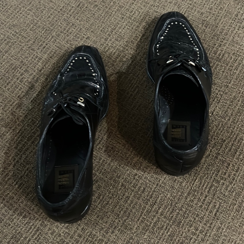 David Eden Classic Alligator Shoes